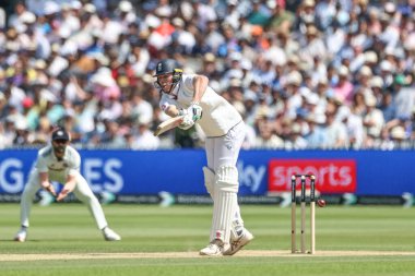 İngiltere 'den Zak Crawley, 3. Rothesay Test Maçı 4. İngiltere - Hindistan maçı sırasında 13 Temmuz 2025' te Lords, Londra, İngiltere 'de iki koşu yaptı.
