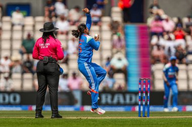 Hindistan 'dan Sneh Rana, 1. Metro Bank Bir Gün Uluslararası Maçı sırasında İngiltere Bayanlar Hindistan' a Karşı Utilita Bowl, Southampton, Birleşik Krallık 'ta 16 Temmuz 2025