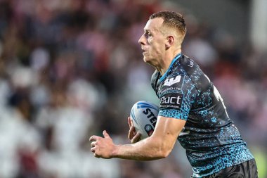 Leopar Leoparlar 'dan Frankie Halton, 17 Temmuz 2025' te St Helens - Leigh Leopards maçının 19.