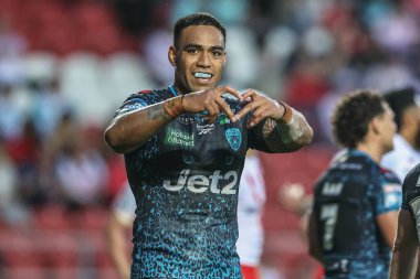 Leigh Leapords 'dan Joe Ofahengaue, 17 Temmuz 2025' te St Helens-Leigh Stadyumu 'nda oynanan 19.