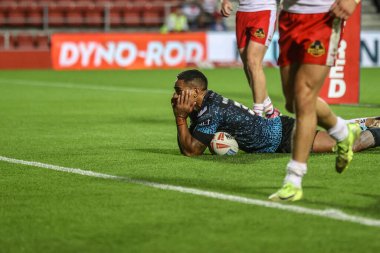 Leigh Leapords 'dan Joe Ofahengaue, 17 Temmuz 2025' te St Helens-Leigh Stadyumu 'nda oynanan 19.