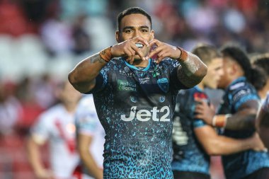 Leigh Leapords 'dan Joe Ofahengaue, 17 Temmuz 2025' te St Helens-Leigh Stadyumu 'nda oynanan 19.