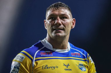 Ryan Hall of Leeds Rhinos, Betfred Süper Lig 19. Maçı sırasında Leeds Rhinos 'a karşı Salford Red Devils, Headingley Stadyumu, Leeds, İngiltere' de 18 Temmuz 2025