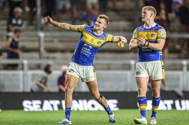 Leeds Rhinos takımından Ash Handley, 18 Temmuz 2025 tarihinde Leeds, İngiltere 'deki Headingley Stadyumu' nda oynanan 19.