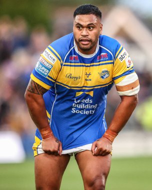 Leeds Gergedan takımından Sam Lisone, 19. Betfred Süper Ligi karşılaşmasında Leeds Gergedan, Salford Red Devils 'e karşı 18 Temmuz 2025' te Headingley Stadyumu 'nda oynadı.