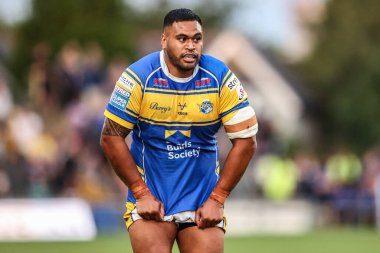 Leeds Gergedan takımından Sam Lisone, 19. Betfred Süper Ligi karşılaşmasında Leeds Gergedan, Salford Red Devils 'e karşı 18 Temmuz 2025' te Headingley Stadyumu 'nda oynadı.