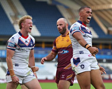 Corey Hall of Wakefield Trinity, 18 Temmuz 2025 'te İngiltere' nin Huddersfield Stadyumu 'nda oynanan 19.