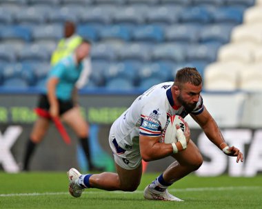 Wakefield Trinity 'den Mike McMeeken, 18 Temmuz 2025' te İngiltere 'nin Accu Stadyumu' nda oynanan 19.
