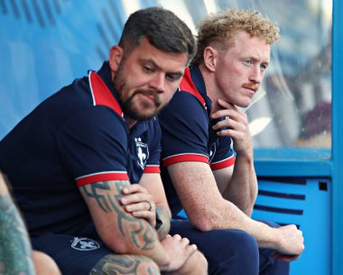 Wakefield Trinity 'den Lachlan Walmsley 19. Betfred Süper Ligi karşılaşmasından önce Huddersfield Giants - Wakefield Trinity - Accu Stadyumu, Huddersfield, İngiltere, 18 Temmuz 2025