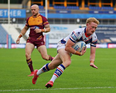 Wakefield Trinity 'den Lachlan Walmsley, 18 Temmuz 2025' te İngiltere 'nin başkenti Huddersfield' daki Accu Stadyumu 'nda oynanan 19.