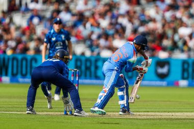 Hindistan 'dan Kranti Gaud, 2. Metro Bankası Bir Gün Uluslararası İngiltere Bayanlar Hindistan Kadınlarına Karşı Lordlar, Londra, İngiltere, 19 Temmuz 202' de vuruş yaptı.