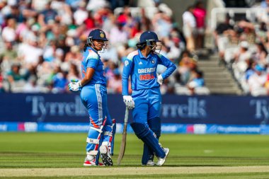 Hindistan 'dan Smriti Mandhana ve Richa Ghosh, 19 Temmuz 2025' te Londra, Lords 'ta 1.