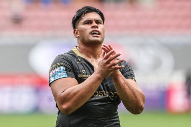 Hull FC 'den Herman Eseese, 19 Temmuz 2025' te İngiltere 'nin Wigan şehrinde oynanan The Brick Community Stadyumu' nda oynanan 19.