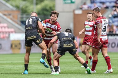 Wigan Warriors 'dan Ethan Havard, 19 Temmuz 2025' te Wigan Warriors 'a karşı The Brick Community Stadyumu, Wigan, İngiltere' de oynanan 19.
