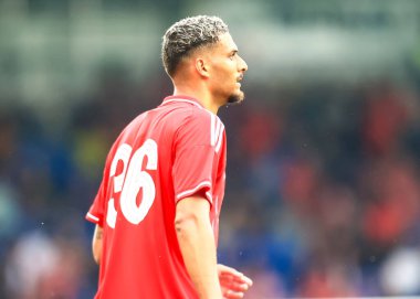 Nottingham Ormanı 'ndan David Carmo sezon öncesi dostluk maçı sırasında Nottingham Ormanı, Monako' ya karşı SMH Group Stadiumact Stadyumu, Chesterfield, İngiltere, 19 Temmuz 2025