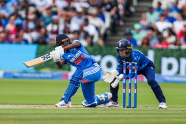 Hintli Arundhati Reddy, 2. Metro Bankası Bir Gün Uluslararası İngiltere Kadınlar, Lords, Londra, Birleşik Krallık 'ta, 19 Temmuz 2025' te Hindistan Kadınlarına karşı