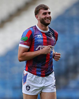Wakefield Trinity 'den Josh Rourke 19. Betfred Süper Ligi karşılaşmasından önce Huddersfield Giants, Wakefield Trinity' ye karşı Accu Stadyumu, Huddersfield, İngiltere, 18 Temmuz 2025