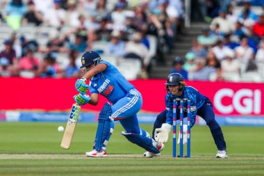 Hindistan 'dan Richa Ghosh, 2. Metro Bankası Bir Gün Uluslararası İngiltere Bayanlar, Hindistan Kadınlarına Karşı Lordlar, Londra, Birleşik Krallık, 19 Temmuz 2025