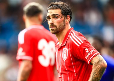 Nottingham Ormanı 'ndan Jota Silva sezon öncesi dostluk maçı sırasında Nottingham Ormanı, Monako' ya karşı SMH Group Stadiumact Stadyumu, Chesterfield, İngiltere, 19 Temmuz 202