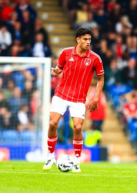 Nottingham Ormanı 'ndan David Carmo sezon öncesi dostluk maçı sırasında Nottingham Ormanı, Monako' ya karşı SMH Group Stadiumact Stadyumu, Chesterfield, İngiltere, 19 Temmuz 2025