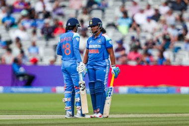 Hindistan 'dan Smriti Mandhana ve Richa Ghosh, 19 Temmuz 2025' te Londra, Lords 'ta 1.