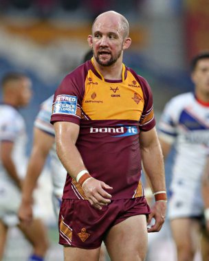 Huddersfield Giants 'ın George King' i 19. Betfred Süper Ligi karşılaşmasında Huddersfield Giants ile Wakefield Trinity, Accu Stadyumu, Huddersfield, Birleşik Krallık 'ta 18 Temmuz 2025