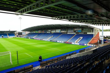 SMH Stadyumu, 19 Temmuz 2025 'te İngiltere' nin Chesterfield kentindeki SMH Group Stadiumact Stadyumu 'nda oynanan sezon öncesi Nottingham Forest - Monaco maçı öncesinde genel olarak izleniyor.