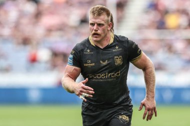 Hull FC 'den Brad Fash 19. Betfred Süper Lig karşılaşmasında Wigan Warriors, Hull FC' ye karşı The Brick Community Stadyumu, Wigan, İngiltere, 19 Temmuz 2025