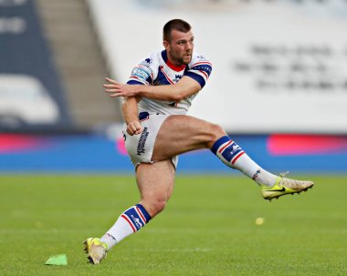 Wakefield Trinity 'den Max Jowitt, 18 Temmuz 2025' te İngiltere 'nin Accu Stadyumu' nda oynanan 19.