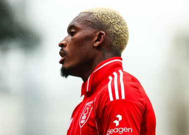 Nottingham Ormanı 'ndan Callum Hudson-Odoi sezon öncesi dostluk maçı sırasında Nottingham Ormanı Monako' ya karşı SMH Group Stadiumact Stadyumu, Chesterfield, İngiltere, 19 Temmuz 202