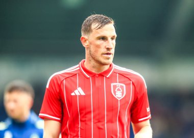 Nottingham Ormanı 'ndan Chris Wood 19 Temmuz 2025' te İngiltere 'nin Chesterfield kentindeki SMH Group Stadiumact Stadyumu' nda oynanan Nottingham Forest - Monaco maçı sırasında