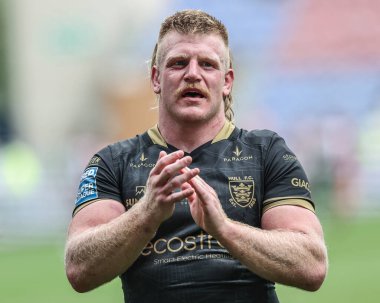 Hull FC 'den Brad Fash, 19 Temmuz 2025' te İngiltere 'nin Wigan şehrinde oynanan The Brick Community Stadyumu' nda oynanan 19.