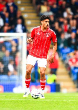 Nottingham Ormanı 'ndan David Carmo sezon öncesi dostluk maçı sırasında Nottingham Forest, Monako' ya karşı SMH Group Stadiumact Stadyumu, Chesterfield, İngiltere, 19 Temmuz 202