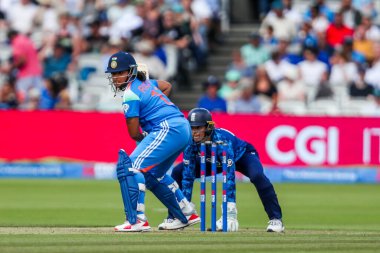 Hindistan 'dan Richa Ghosh, 2. Metro Bankası Bir Gün Uluslararası İngiltere Bayanlar, Hindistan Kadınlarına Karşı Lordlar, Londra, Birleşik Krallık, 19 Temmuz 2025