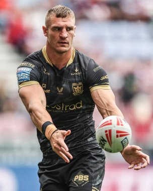 Hull FC 'den Jed Cartwright, 19 Temmuz 2025' te Wigan Warriors vs Hull FC 'nin oynadığı The Brick Community Stadyumu' nda oynanan 19.