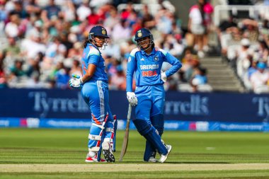 Hindistan 'dan Smriti Mandhana ve Richa Ghosh, 19 Temmuz 2025' te Londra, Lords 'ta 1.