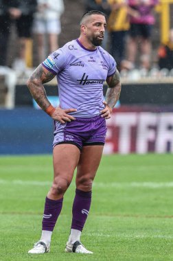Warrington Wolves 'tan Paul Vaughan 19. Betfred Süper Lig karşılaşmasında Castleford Tigers, Warrington Wolves' a karşı 20 Temmuz 2025 'te The Mend-A-Hose Jungle, Castleford, İngiltere' de.