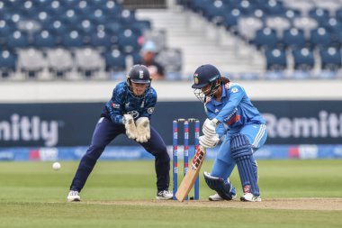 Hindistan 'dan Harleen Deol, 22 Temmuz 2025' te Birleşik Krallık 'taki Banks Riverside Stadyumu, Chester-le-street' te 3.