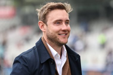 Yayıncı Stuart Broad 4. Rothesay Deneme Maçı 'nda İngiltere Hindistan' a karşı Old Trafford Cricket Ground, Manchester, Birleşik Krallık, 22 Temmuz 2025