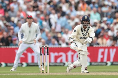 Hindistan 'dan Washington Sundar, 24 Temmuz 2025' te Old Trafford Cricket Ground 'da oynanan 4. Rothesay Test Maçı' nda 'koşu yok' dedi.