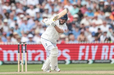 İngiltere 'den Ben Duckett, 24 Temmuz 2025' te Old Trafford Cricket Ground, Manchester, İngiltere 'de oynanan 4. Rothesay Test Maçı' nda iki koşu yaptı.