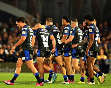 Leeds Rhinos 'tan Jarrod O' Connor, 24 Temmuz 2025 'te Birleşik Krallık' ın Wakefield şehrindeki DIY Kitchens Stadyumu 'nda oynanan Betfred Süper Lig 20.