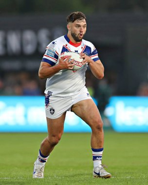 Wakefield Trinity takımından Matty Storton 24 Temmuz 2025 'te Wakefield Stadyumu, Wakefield, Birleşik Krallık' ta oynanan Wakefield Trinity - Leeds Rhinos maçında 20.