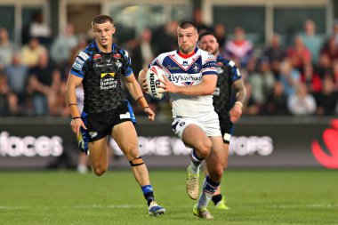 Wakefield Trinity takımından Max Jowitt 24 Temmuz 2025 'te Wakefield Stadyumu, Wakefield, Birleşik Krallık' ta Wakefield Trinity - Leeds Rhinos maçında 20.