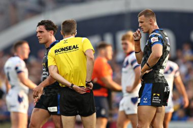 Leeds Rhinos 'tan Brodie Croft, 24 Temmuz 2025' te Birleşik Krallık 'ın Wakefield şehrinde bulunan DIY Kitchens Stadyumu' nda oynanan 20.