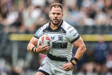 Hull FC 'den Aidan Sezer, Betfred Süper Lig 20. Maçı' nda Hull FC, Huddersfield Giants 'a karşı MKM Stadyumu, Hull, Birleşik Krallık, 26 Temmuz 2025