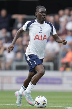 Tottenham Hotspur takımından Yves Bissouma, Luton Town ve Tottenham Hotspur maçında, 26 Temmuz 2025, Kenilworth Road, Luton, İngiltere