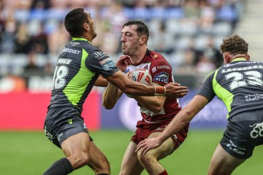 Wigan Warriors 'dan Jake Wardle, 25 Temmuz 2025' te İngiltere 'nin Wigan kentinde oynanan Wigan Warriors - Catalans Dragons maçında 20.