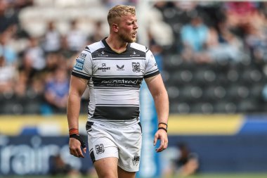 Hull FC 'den Jack Ashworth, Betfred Süper Lig 20. Maçı sırasında Hull FC, Huddersfield Giants' a karşı MKM Stadyumu, Hull, Birleşik Krallık, 26 Temmuz 2025