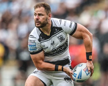 Hull FC 'den Aidan Sezer, Betfred Süper Lig 20. Maçı' nda Hull FC, Huddersfield Giants 'a karşı MKM Stadyumu, Hull, Birleşik Krallık, 26 Temmuz 2025